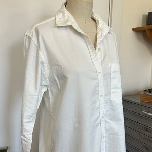 Unsubscribed White Women's button down shirt Mini Dress